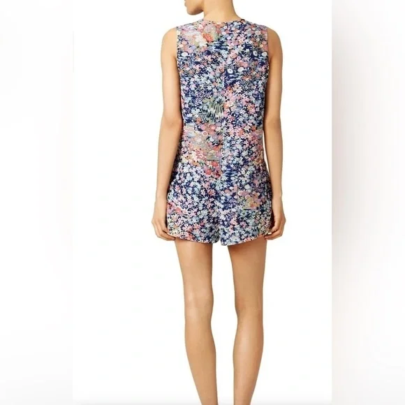 Karen Zambos Ditsy Colton Floral Romper Size Small - Picture 2 of 11